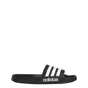 adidas Men's Adilette Shower Slides Black/White/White 9