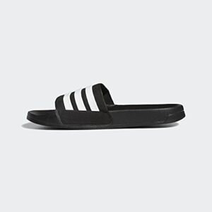 adidas Men's Adilette Shower Slides Black/White/White 9