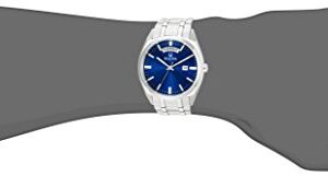 Bulova Men's Classic Surveyor 2-Hand Day/Date Quartz Watch, Luminous Hands, 39mm