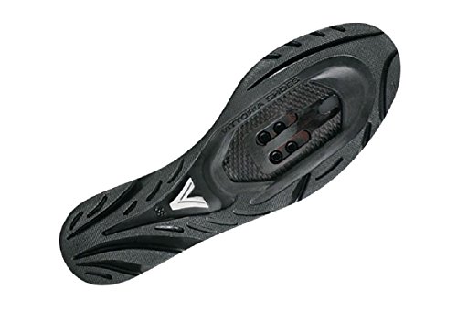 Vittoria Force SPD Spin Cycling Shoes (40.5 M EU / 7.8 D(M) US, Black)