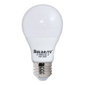 (pack of 10) bulbrite 774100, led9a19/927/j/d, 9w led a19 dimmable enclosed ja8 2700k e26 120v, led light bulb