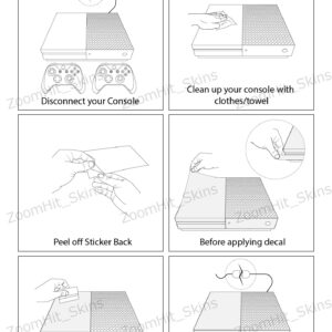 ZOOMHITSKINS Compatible for X1 Skin, X1 Controller Skin and Console Skin, White Dangerous Animals Fossil T-Rex Dinosaur Reptile, Durable & Fit, Vinyl, Easy to Install, Made in The USA