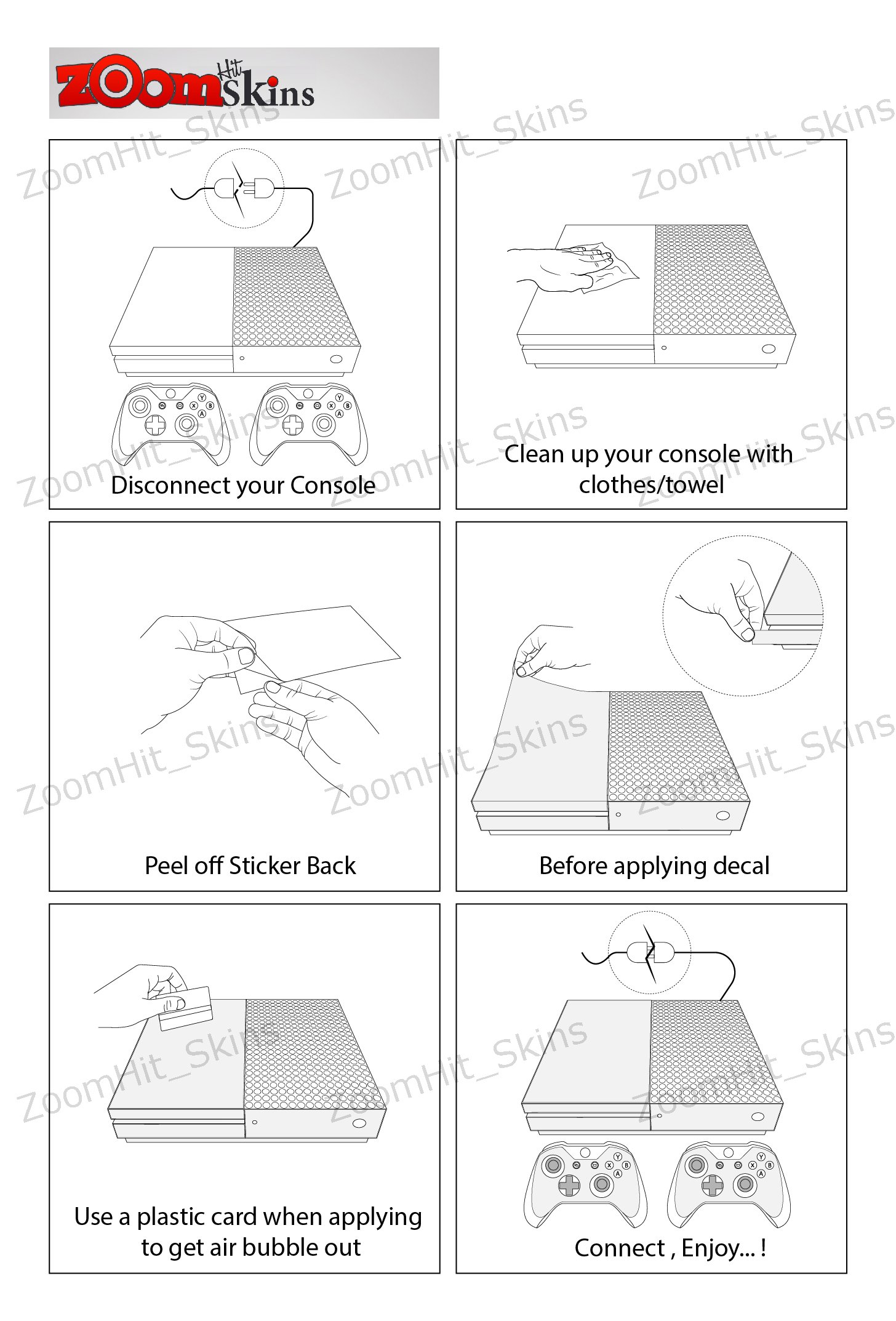 ZOOMHITSKINS Compatible for X1 Skin, X1 Controller Skin and Console Skin, White Dangerous Animals Fossil T-Rex Dinosaur Reptile, Durable & Fit, Vinyl, Easy to Install, Made in The USA