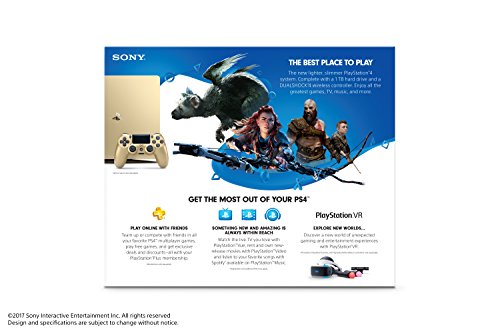 PlayStation 4 Slim 1TB Gold Console [Discontinued]