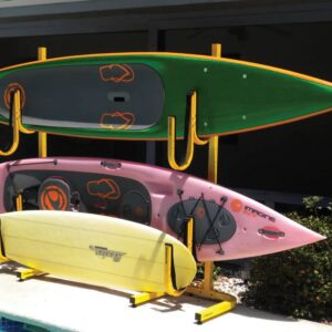 Suspenz Stand Up Paddle Board Expansion Plates (MG Black) to Make a Double Wall Storage Rack for Hanging 2 SUPs and Surfboards (31-5504)