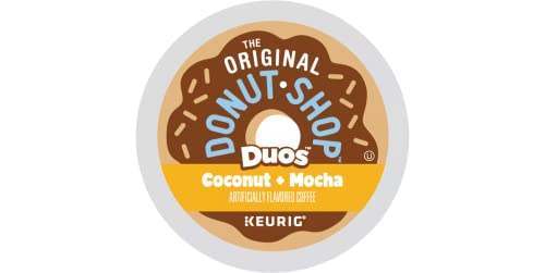 The Original Donut Shop Coconut Mocha Single-Serve K-Cup Pods, Medium Roast Coffee, 24 Count (Packaging May Vary)