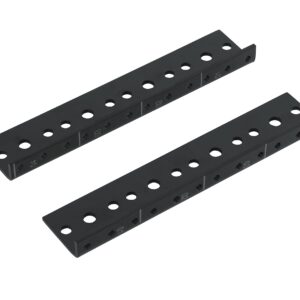 Gator Rackworks Heavy Duty Steel Rack Rail Set; 4U Rack Size (GRW-RACKRAIL-04U)