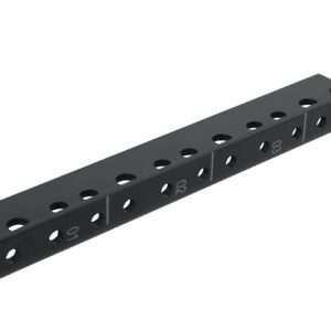 Gator Rackworks Heavy Duty Steel Rack Rail Set; 4U Rack Size (GRW-RACKRAIL-04U)