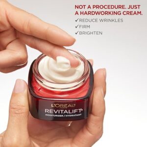 L'Oreal Paris Revitalift Triple Power Anti-Aging Face Moisturizer Travel Size, Pro Retinol, Hyaluronic Acid & Vitamin C, Reduce Wrinkles, Trial 0.5 Oz