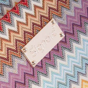 Signare Tapestry Crossbody Bag Shoulder Purse for Women In Aztec Zigzag Rainbow Design (XB02-AZT)