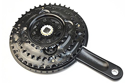 JKSPORTS Prowheel AD43 Mountain Bike 24-34-42T Aluminum Alloy Crank 7/8 Speed Universal Square Hole Roulette