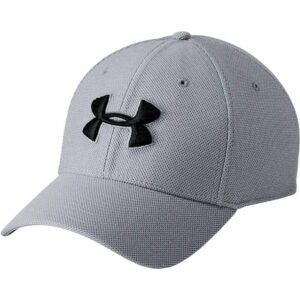 under armour men's ua heathered blitzing 3.0 cap m/l gray