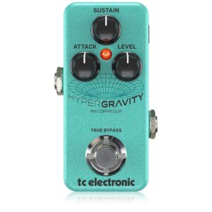 tc electronic hypergravity mini compressor state-of-the-art multiband compression with advanced md3 multiband dynamics algorithm for professionally polished tones