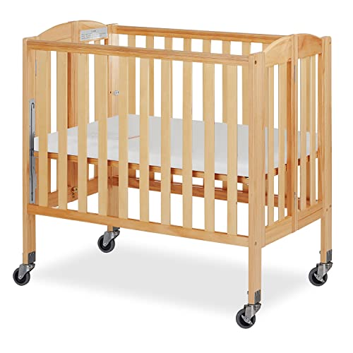 Dream On Me 3-in-1 Folding Portable Crib, Natural, Large