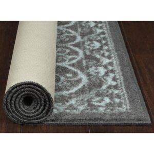 Maples Rugs Area Rug - Pelham 7 x 10 Large Area Rugs [Made in USA] for Living Room, Bedroom, and Dining Room, Grey Blue