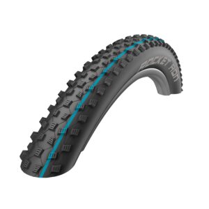 schwalbe rocket ron tire - 27.5 x 2.6, tubeless, folding, black, evolution line, snakeskin, addix speedgrip