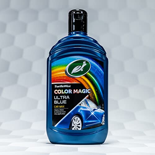 Turtle Wax 52709 Color Magic Car Paintwork Polish Restores Colour & Shine Blue 500ml