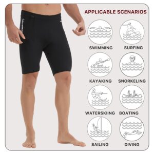 Lemorecn Wetsuits Pants Shorts 3mm Neoprene Canoeing Swimming Pants(1035-L)