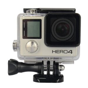 Housing Case Transparent fits GoPro Hero 4 3 Plus Waterproof Case, Enegg Diving Protective Rotective Housing Shell 45m Accessories Compatible Go Pro Hero 4 3+ Action Camera