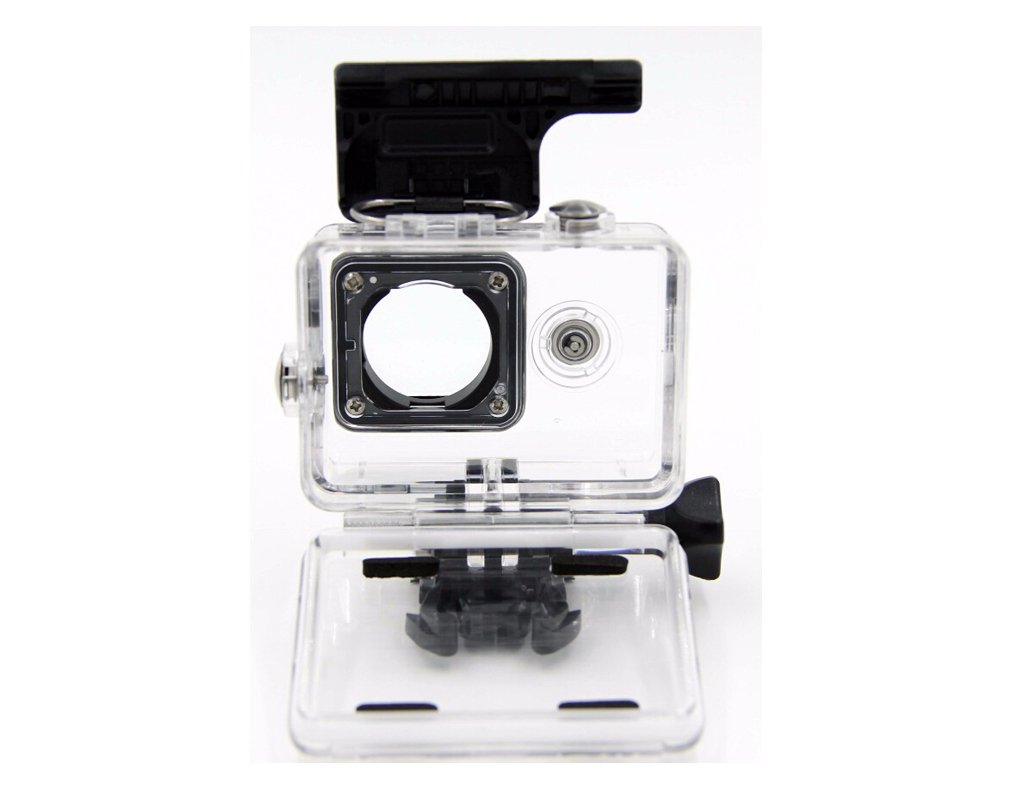 Housing Case Transparent fits GoPro Hero 4 3 Plus Waterproof Case, Enegg Diving Protective Rotective Housing Shell 45m Accessories Compatible Go Pro Hero 4 3+ Action Camera