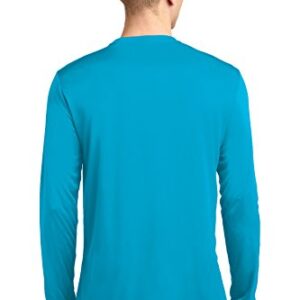 Sport-Tek Tall Long Sleeve PosiCharge Competitor Tee 4XLT Atomic Blue