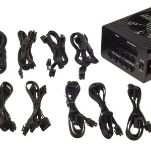 Corsair CP-9020140-UK HX1200 1200 W 80+ Platinum Fully Modular Power Supply Unit - Black