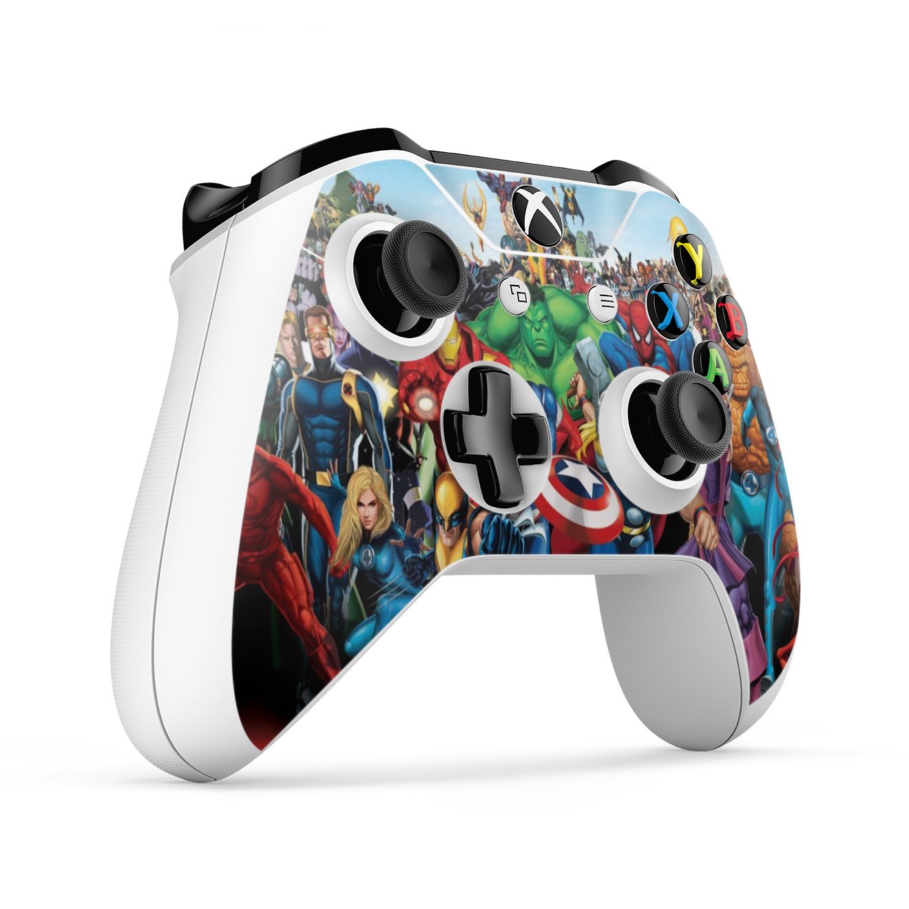 2 x Superhero Full Skin Wrap for Xbox One S XBS Controller Vinyl Sticker