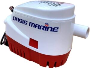 oasis marine automatic bilge pump (750 gph 3/4" hose outlet)