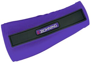 bohning archery slip-on armguard small, purple