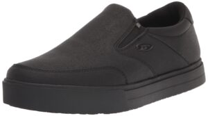 dr. scholl's shoes men's valiant slip-resistant sneaker, black, 10.5 medium us