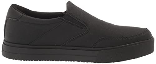 Dr. Scholl's Shoes Men's Valiant Slip-Resistant Sneaker, Black, 10.5 Medium US