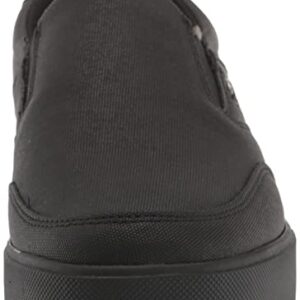 Dr. Scholl's Shoes Men's Valiant Slip-Resistant Sneaker, Black, 10.5 Medium US