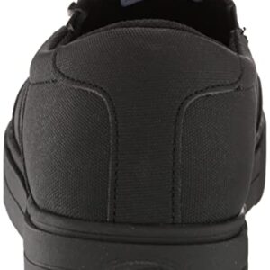 Dr. Scholl's Shoes Men's Valiant Slip-Resistant Sneaker, Black, 10.5 Medium US