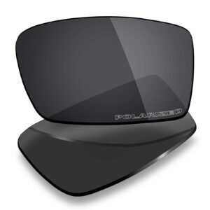 mryok+ polarized replacement lenses for oakley gascan oo9014 - stealth black