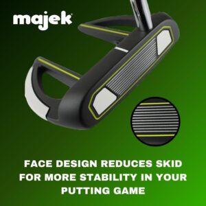 Majek K5 P-202 Golf Putter Right Handed Claw Style with Alignment Line Up Hand Tool 33 Inches Senior Women's Perfect for Lining up Your Putts