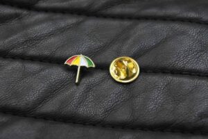 arnold palmer umbrella lapel pin golf new