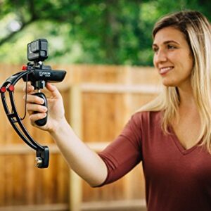 Steadicam Volt Electronic Handheld Gimbal Stabilizer for All IPhone XS, XS Max & XR, All Samsung S9/S9+ & GoPro Hero, Black, compact