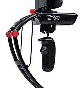 Steadicam Volt Electronic Handheld Gimbal Stabilizer for All IPhone XS, XS Max & XR, All Samsung S9/S9+ & GoPro Hero, Black, compact