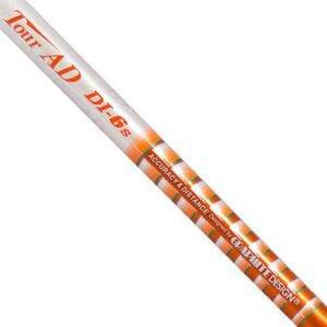 Graphite Design Tour AD DI-6 Driver Shaft - Choose Adapter - Includes Grip & TSF Ball Marker - Orange (Adapter- Ping G30, Stiff Regular - 64gr)