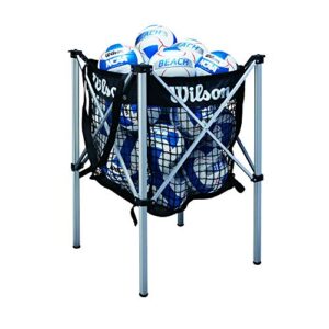 wilson beach volleyball cart - holds up to 24 volleyballs