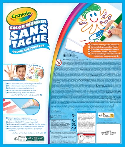 Crayola Color Wonder Mess Free Coloring, Blank Coloring 30 Pages, Gifts for Toddlers, Ages 3, 4, 5