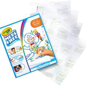 Crayola Color Wonder Mess Free Coloring, Blank Coloring 30 Pages, Gifts for Toddlers, Ages 3, 4, 5