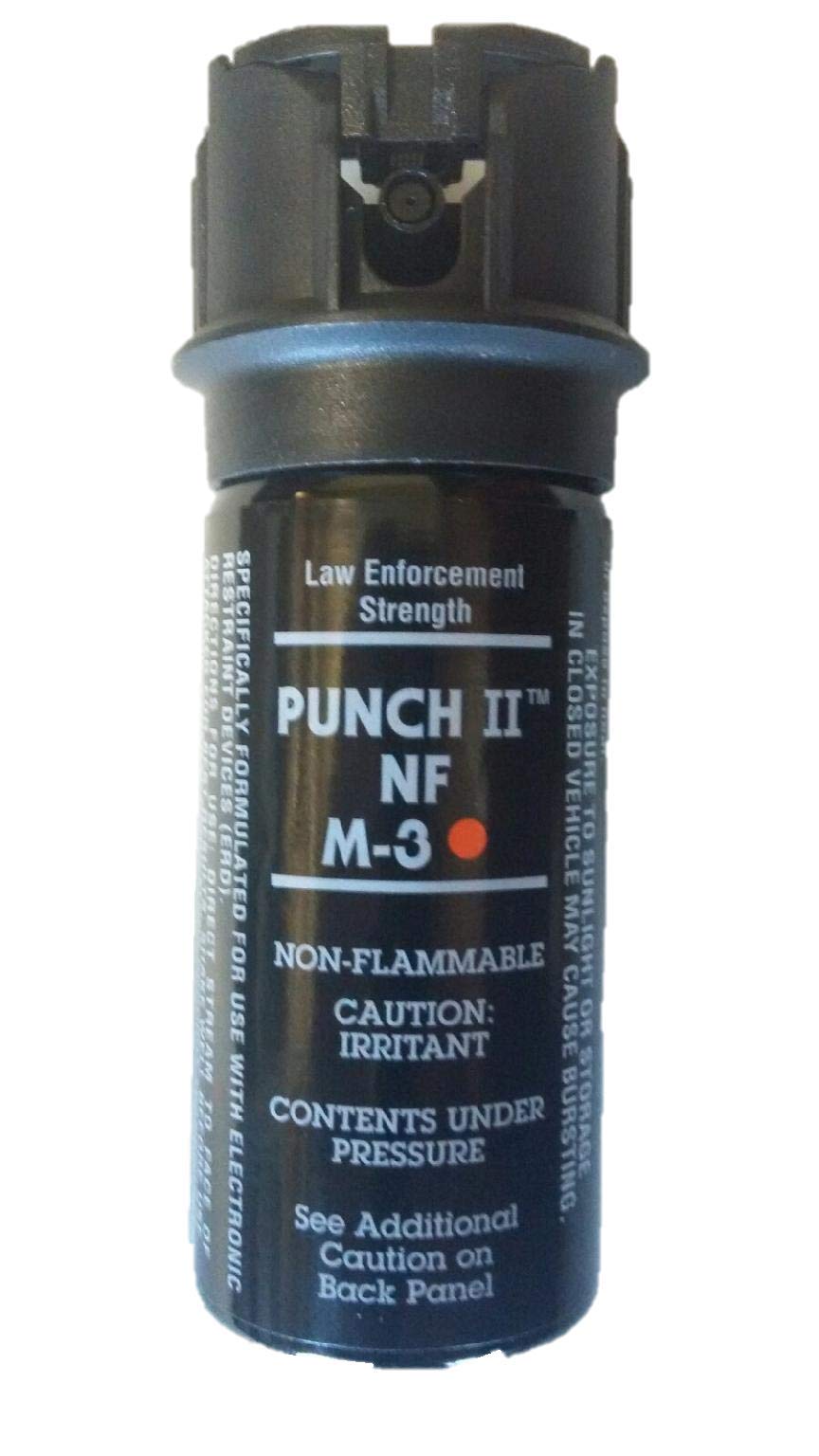 Punch II Pepper Spray (NF), Flip Top Stream - 2 oz. (by Aerko International)