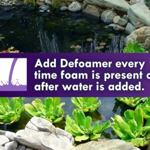 KoiWorx Defoamer - 32oz- Removes Foam from Decorative and Ornamental Ponds, Safe for Koi