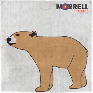 morrell targets full size bear polypropylene archery target face nasp/ibo size