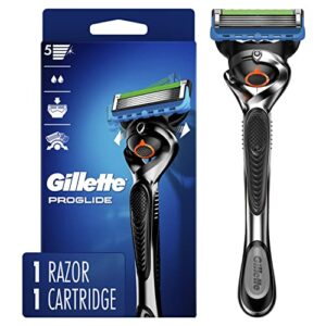 gillette proglide men's razor handle + 1 blade refill