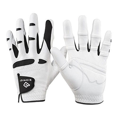 BIONIC StableGrip with Natural Fit Mens Golf Glove - 2 Pack (2 Gloves) (Large, Worn on Left Hand)