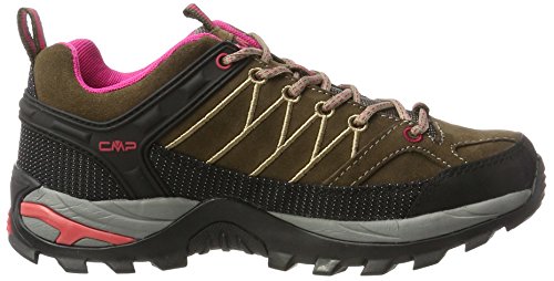 CMP Women's Low Rise Hiking Boots, Brown Wood Magenta, 8.5