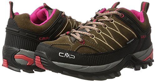 CMP Women's Low Rise Hiking Boots, Brown Wood Magenta, 8.5