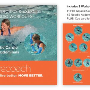 2 Water Workouts HIIT Aquatic Cardio & Noodle Abdominals (Audio CD)